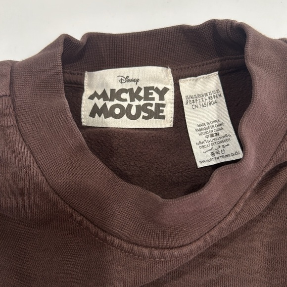 Disney Brown Crewneck Sweater with Mickey Mouse - Picture 3 of 9